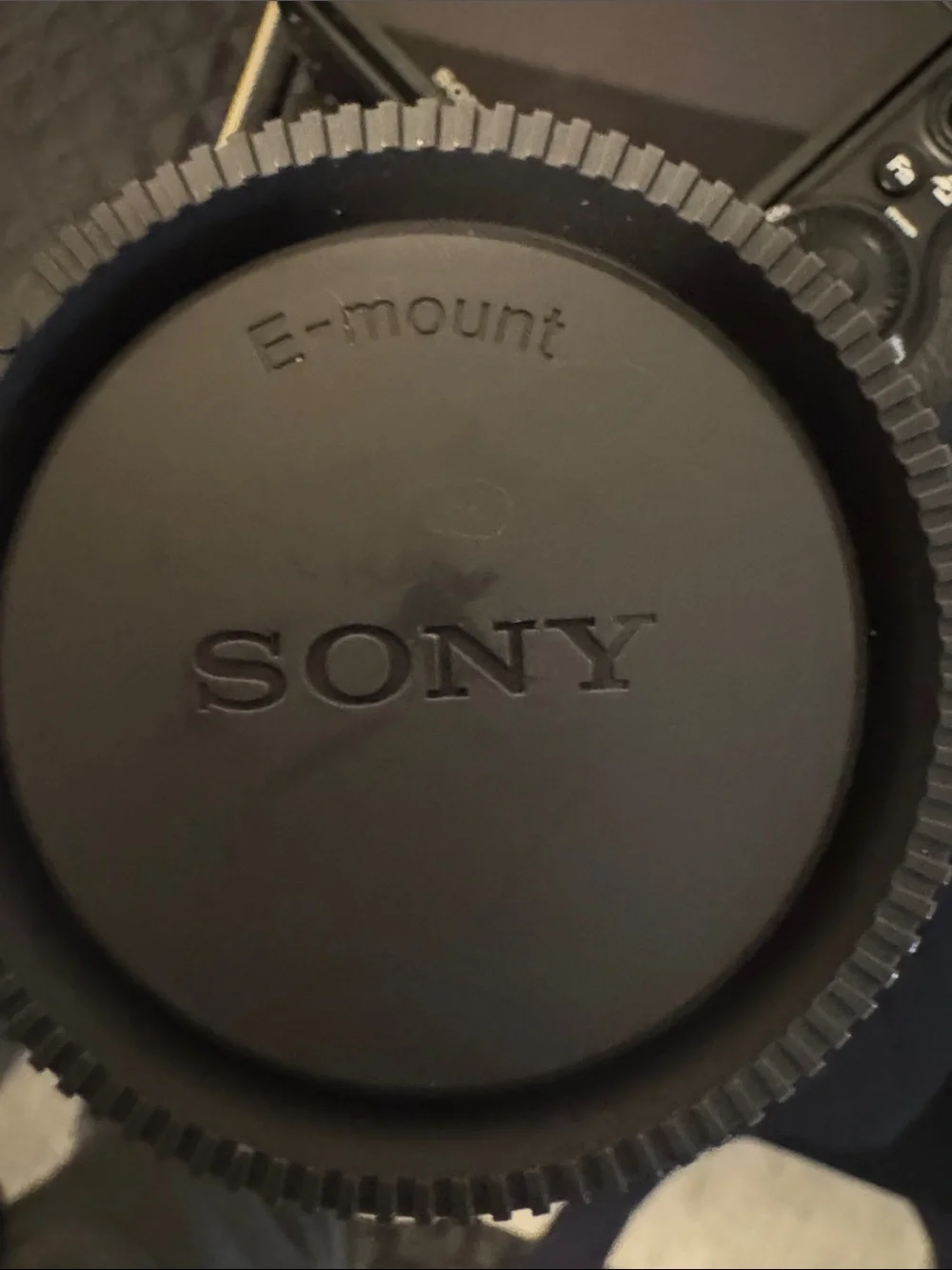 Sony A7 Series 3 Black Mirrorless Camera Body with Brown Leather Strap